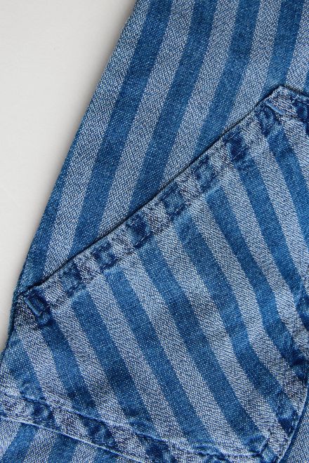 Next / Комплект полукомбинезон джинсовый и боди для мальчика - фото 9