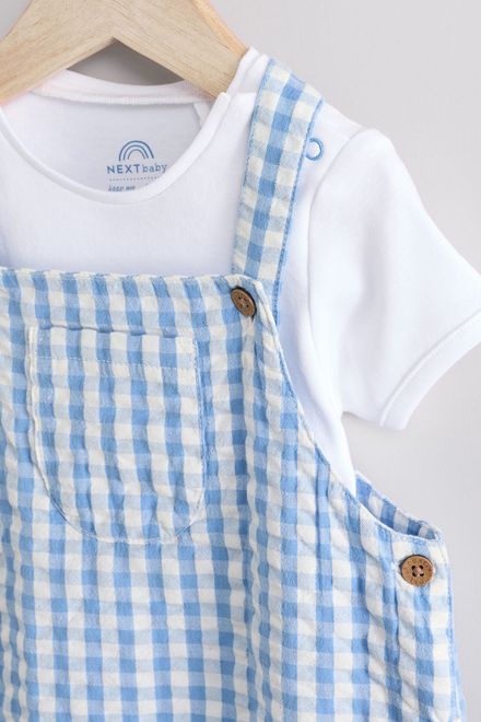 Next / Комплект полукомбинезон и боди для мальчика - фото 4