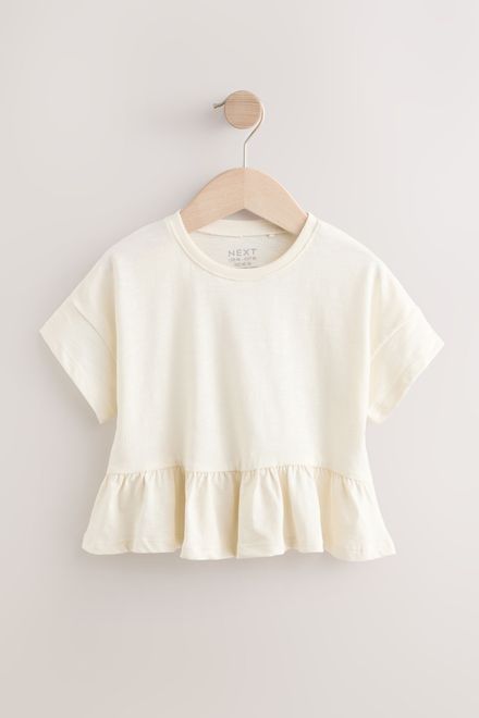 Next / Футболка с баской для девочки - фото 5