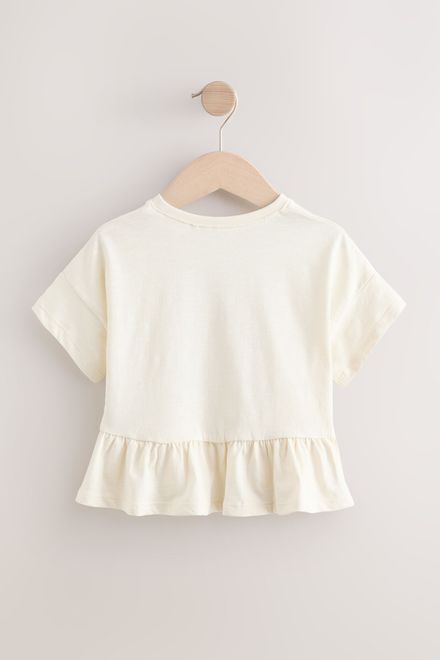 Next / Футболка с баской для девочки - фото 6