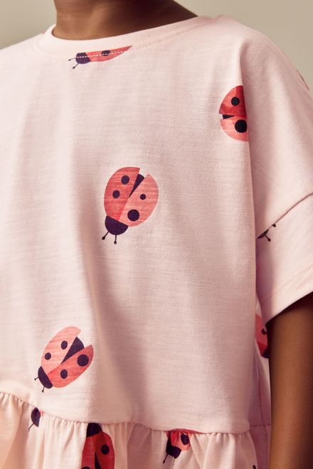 Next / Футболка с баской для девочки - фото 4