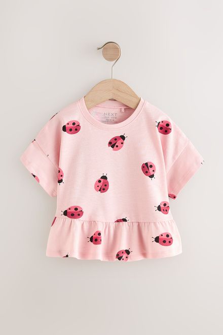 Next / Футболка с баской для девочки - фото 5