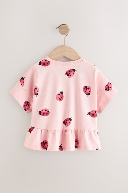 Next / Футболка с баской для девочки - фото 6