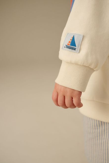 Next / Комплект свитшот и шорты трикотажные для мальчика - фото 5