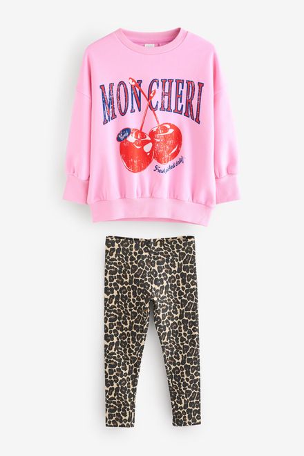 Next / Комплект свитшот и легинсы для девочки