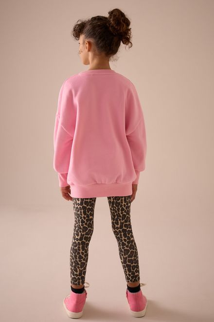 Next / Комплект свитшот и легинсы для девочки - фото 2