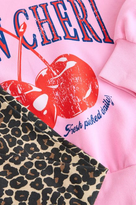 Next / Комплект свитшот и легинсы для девочки - фото 8