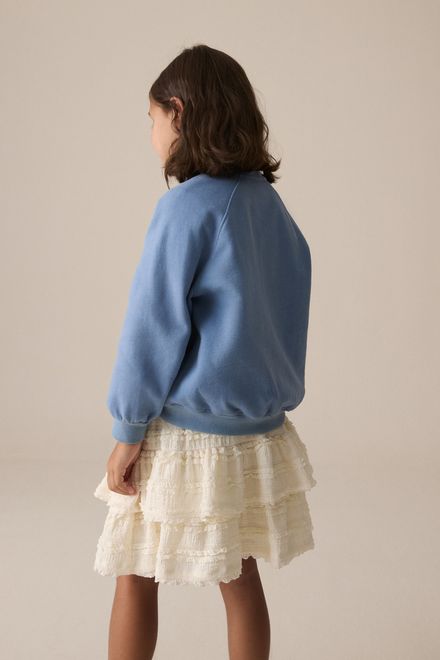 Next / Свитшот с пайетками для девочки - фото 3