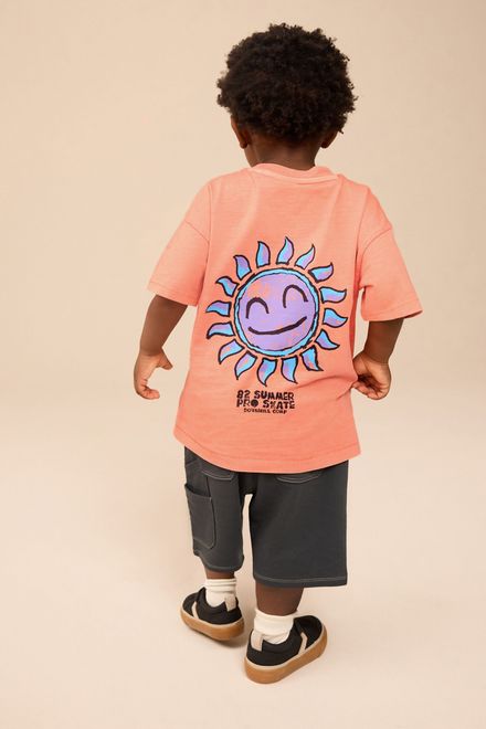 Next / Комплект футболка и шорты трикотажные для мальчика - фото 2