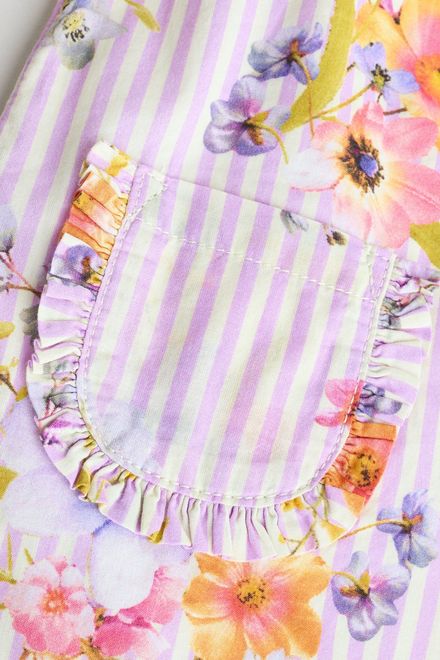 Next / Комплект полукомбинезон и боди для девочки - фото 9