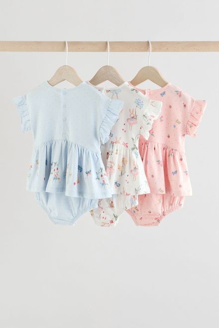 Next / Ромпер, 3 шт. для девочки - фото 3