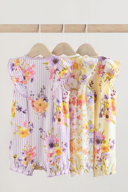 Next / Ромпер, 3 шт. для девочки