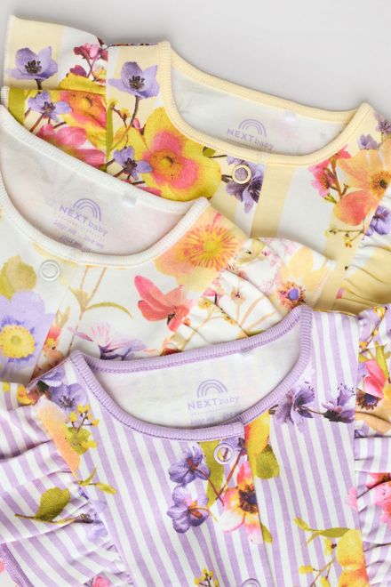 Next / Ромпер, 3 шт. для девочки