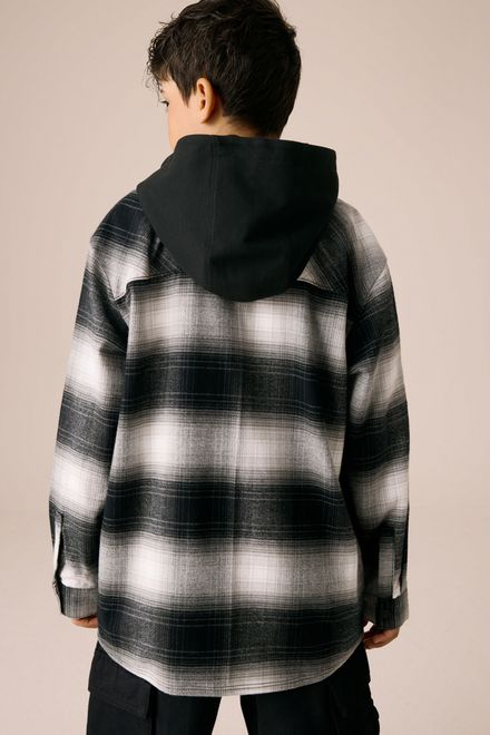 Next / Рубашка с капюшоном для мальчика - фото 3