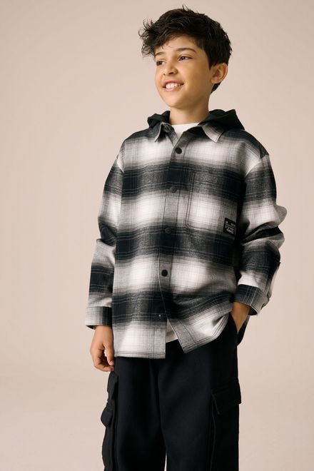 Next / Рубашка с капюшоном для мальчика - фото 4