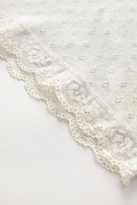 Next / Лонгслив с кружевом для девочки - фото 6