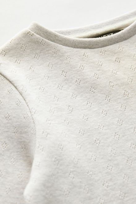 Next / Лонгслив с кружевом для девочки - фото 7
