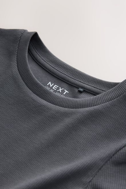 Next / Лонгслив в рубчик для девочки - фото 5