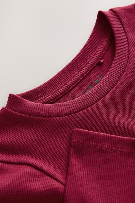 Next / Лонгслив в рубчик для девочки - фото 7