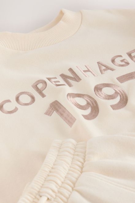 Next / Комплект свитшот и брюки wide leg для девочки - фото 11