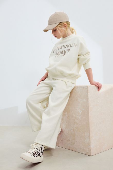 Next / Комплект свитшот и брюки wide leg для девочки - фото 2