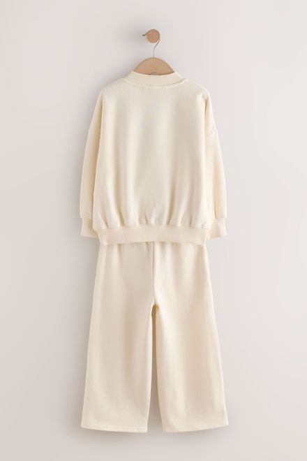 Next / Комплект свитшот и брюки wide leg для девочки - фото 9