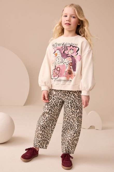 Next / Свитшот с принтом для девочки