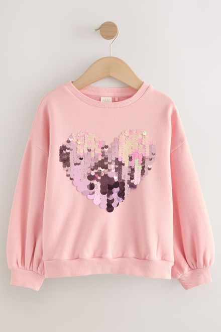 Next / Свитшот с пайетками для девочки
