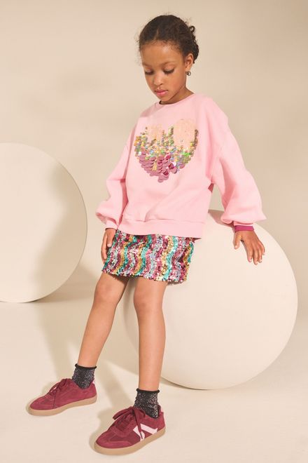 Next / Свитшот с пайетками для девочки