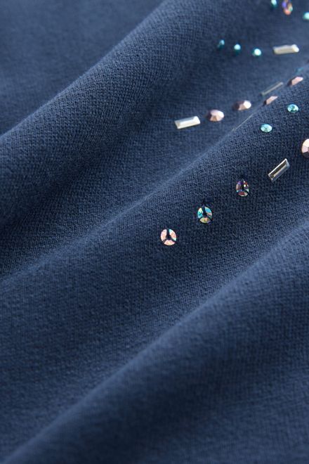 Next / Платье свитшот с пайетками для девочки - фото 8