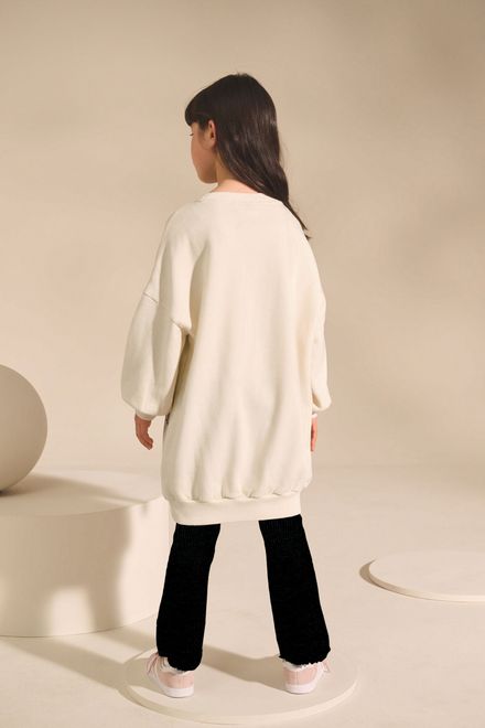 Next / Платье свитшот с пайетками для девочки - фото 3