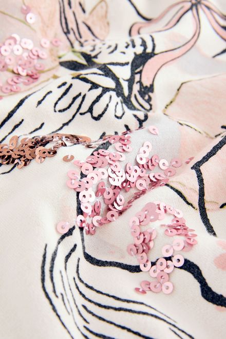 Next / Платье свитшот с пайетками для девочки - фото 8