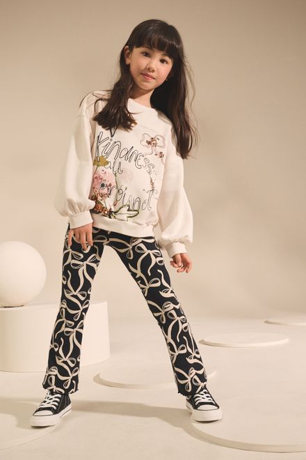 Next / Легинсы расклешенные для девочки - фото 4