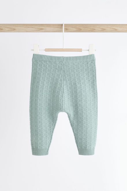 Next / Комплект вязаный джемпер и брюки для мальчика - фото 10