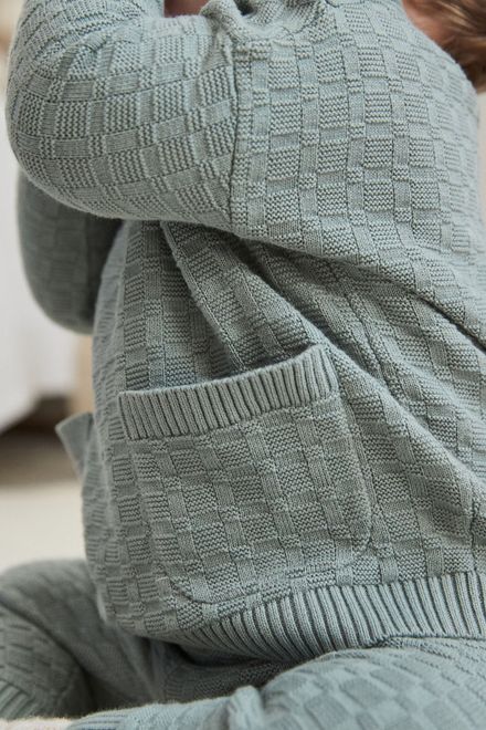 Next / Комплект вязаный джемпер и брюки для мальчика - фото 5