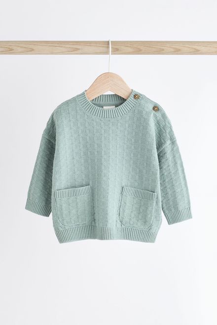 Next / Комплект вязаный джемпер и брюки для мальчика - фото 6