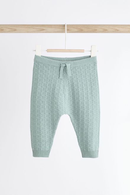 Next / Комплект вязаный джемпер и брюки для мальчика - фото 7