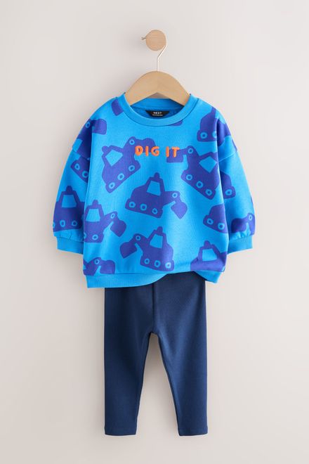 Next / Комплект свитшот и легинсы для мальчика - фото 5