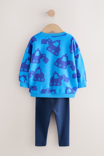 Next / Комплект свитшот и легинсы для мальчика - фото 6