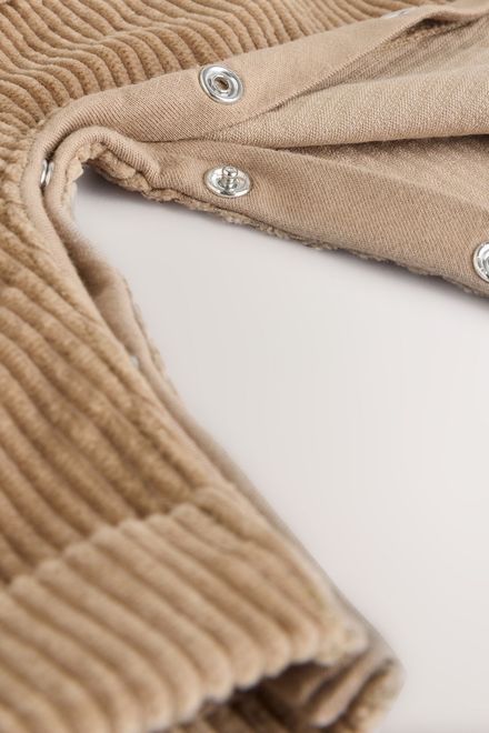 Next / Комплект боди и полукомбинезон вельветовый для мальчика - фото 9