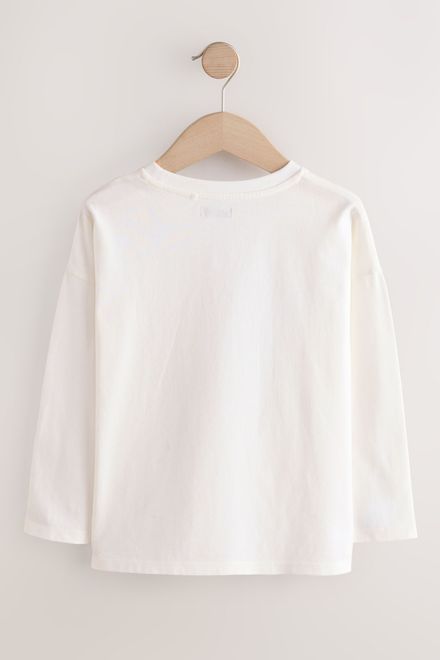 Next / Лонгслив с пайетками для девочки - фото 6