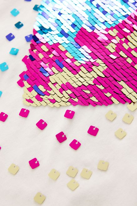 Next / Лонгслив с пайетками для девочки - фото 7