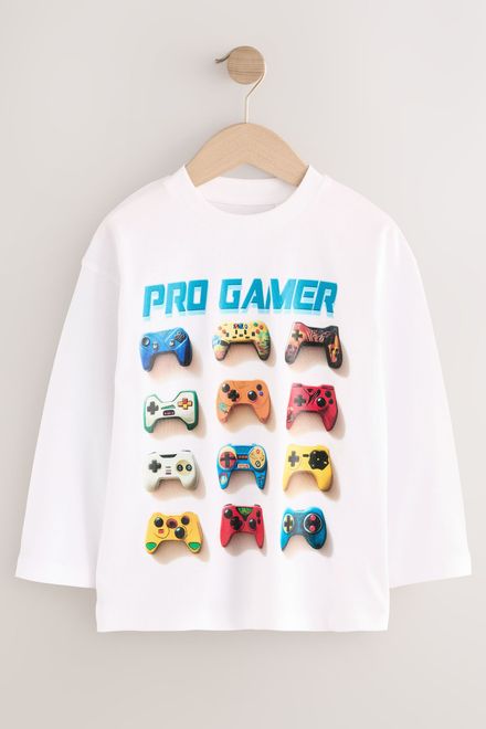 Next / Лонгслив с принтом для мальчика - фото 4