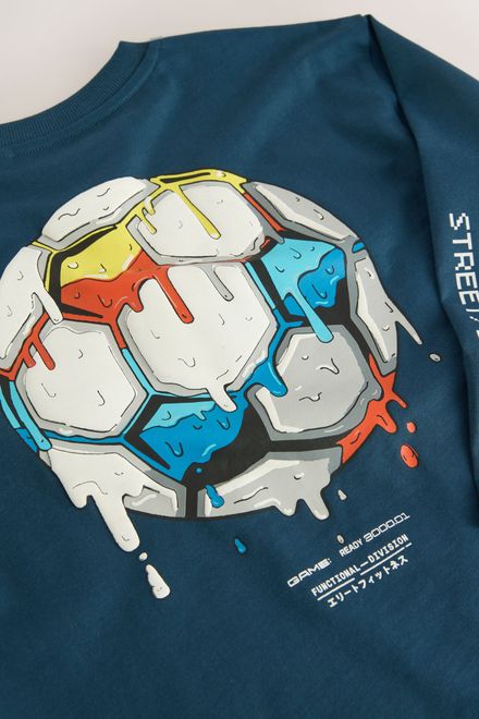 Next / Лонгслив с принтом для мальчика - фото 4