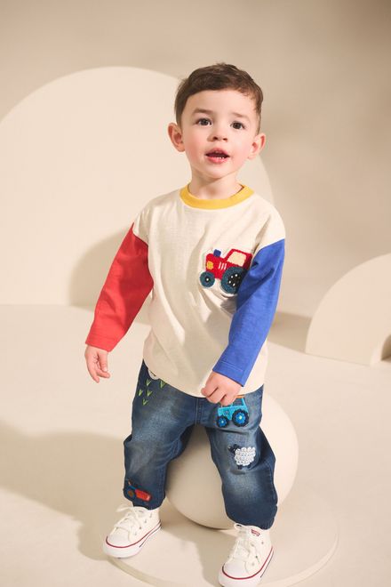 Next / Лонгслив с аппликацией для мальчика - фото 2