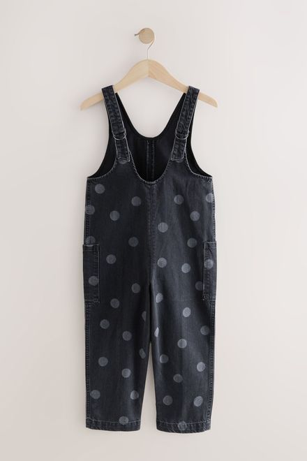 Next / Полукомбинезон джинсовый для девочки - фото 6