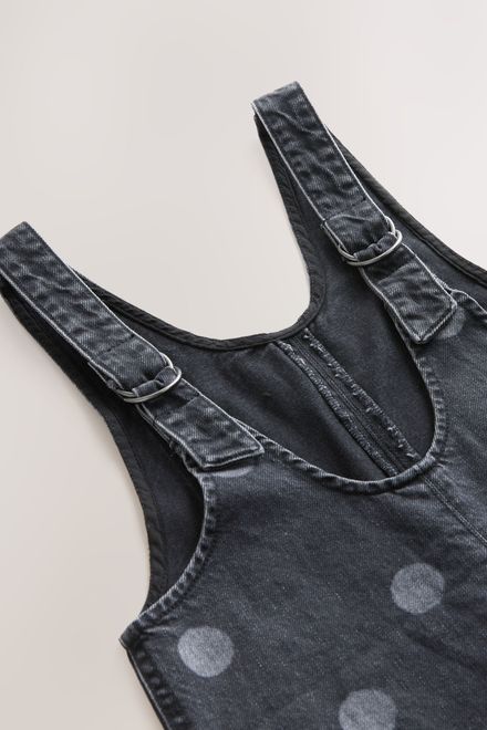 Next / Полукомбинезон джинсовый для девочки - фото 8