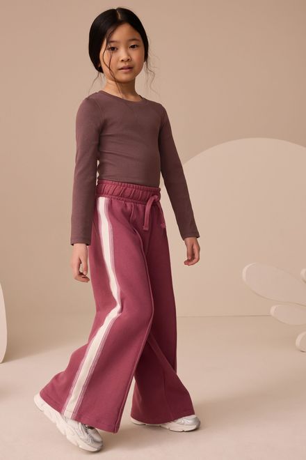 Next / Лонгслив в рубчик для девочки - фото 3