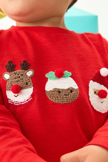 Next / Лонгслив новогодний для мальчика - фото 2