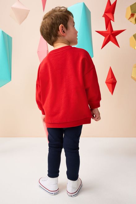 Next / Комплект свитшот и легинсы новогодний для мальчика - фото 2